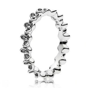 Pandora Silver Bow Ring